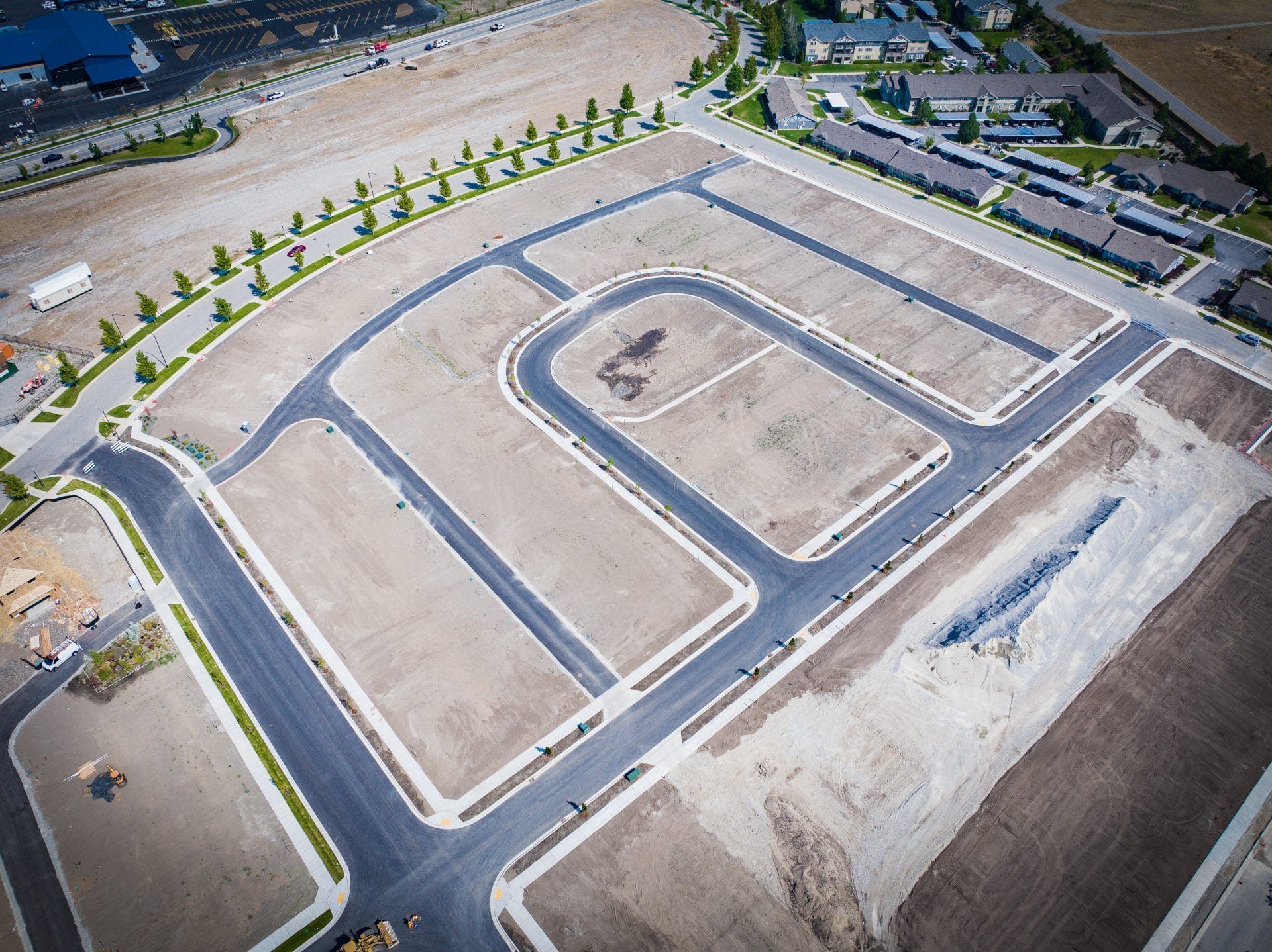 View of Hawkstone housing development taken from an elevated location.