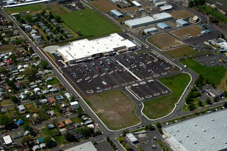 Lewiston Walmart Parking lot